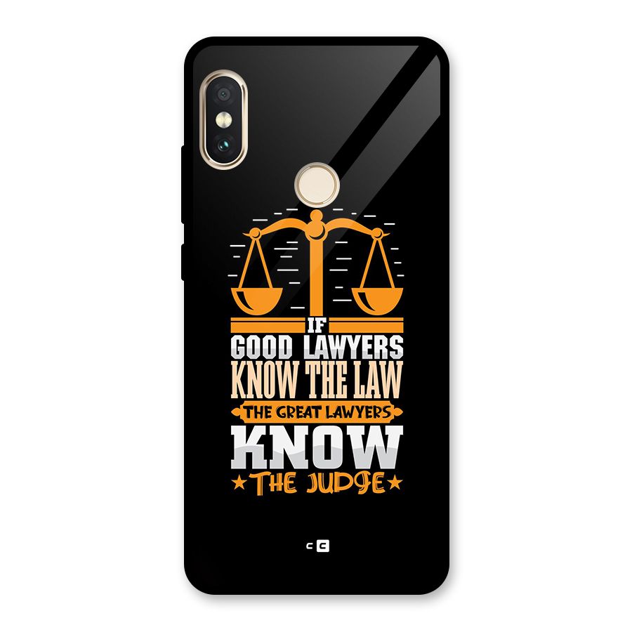 Know The Judge Glass Back Case for Redmi Note 5 Pro