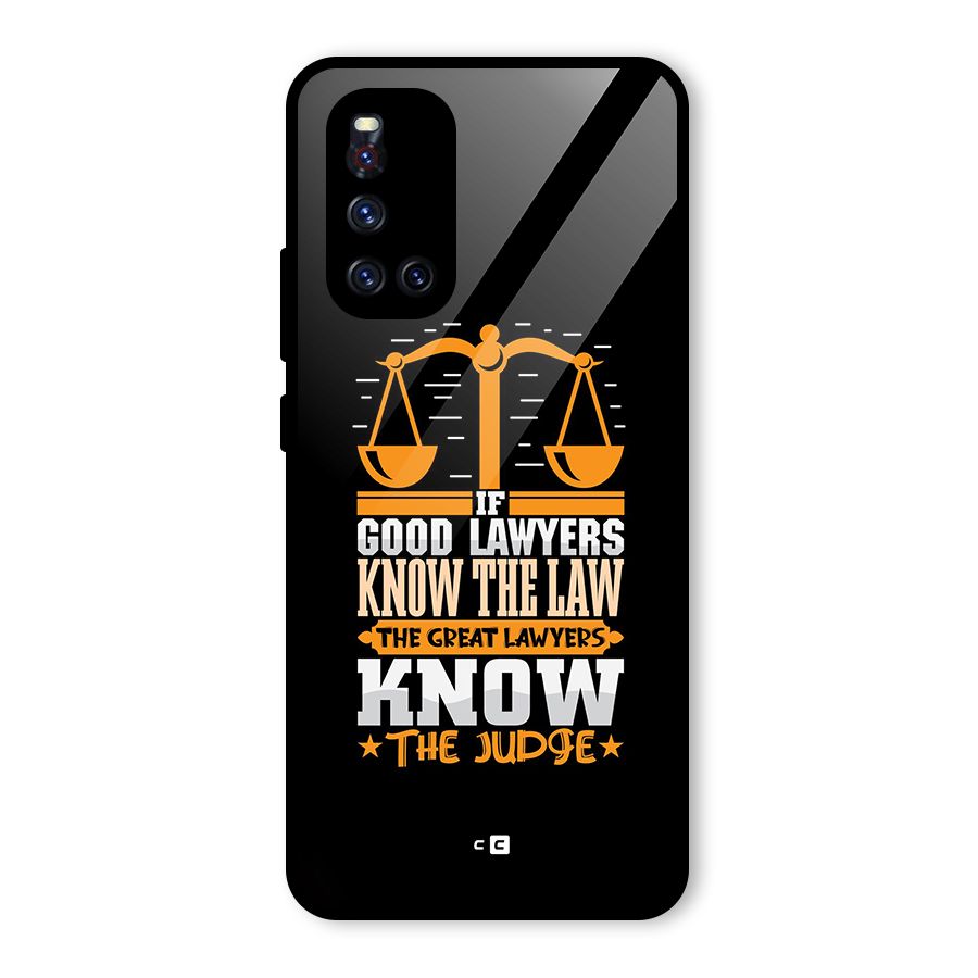 Know The Judge Glass Back Case for Vivo V19