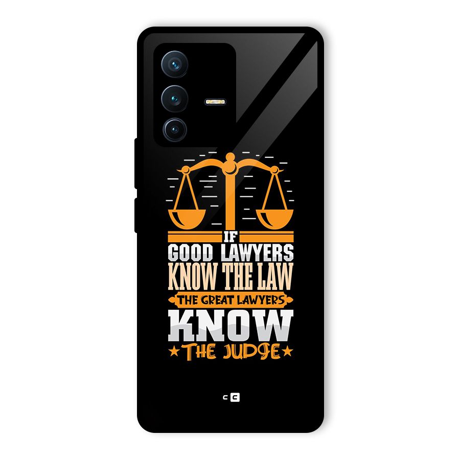 Know The Judge Glass Back Case for Vivo V23 Pro