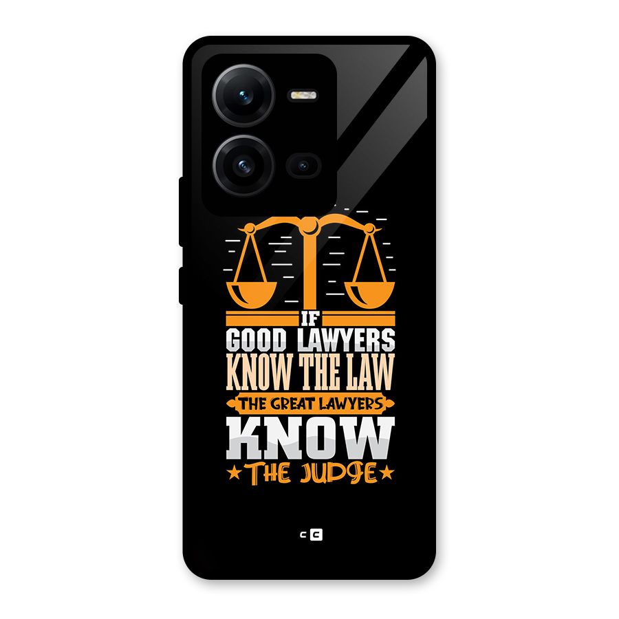 Know The Judge Glass Back Case for Vivo V25