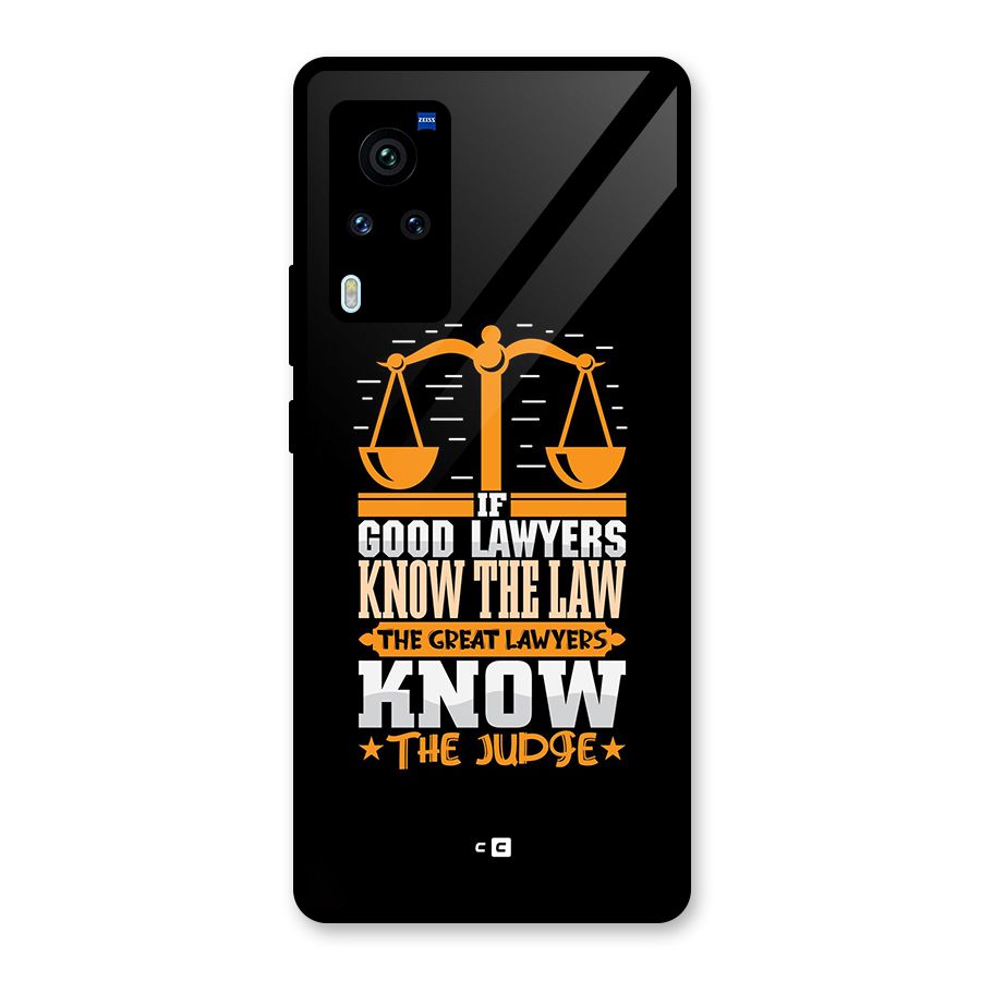 Know The Judge Glass Back Case for Vivo X60 Pro