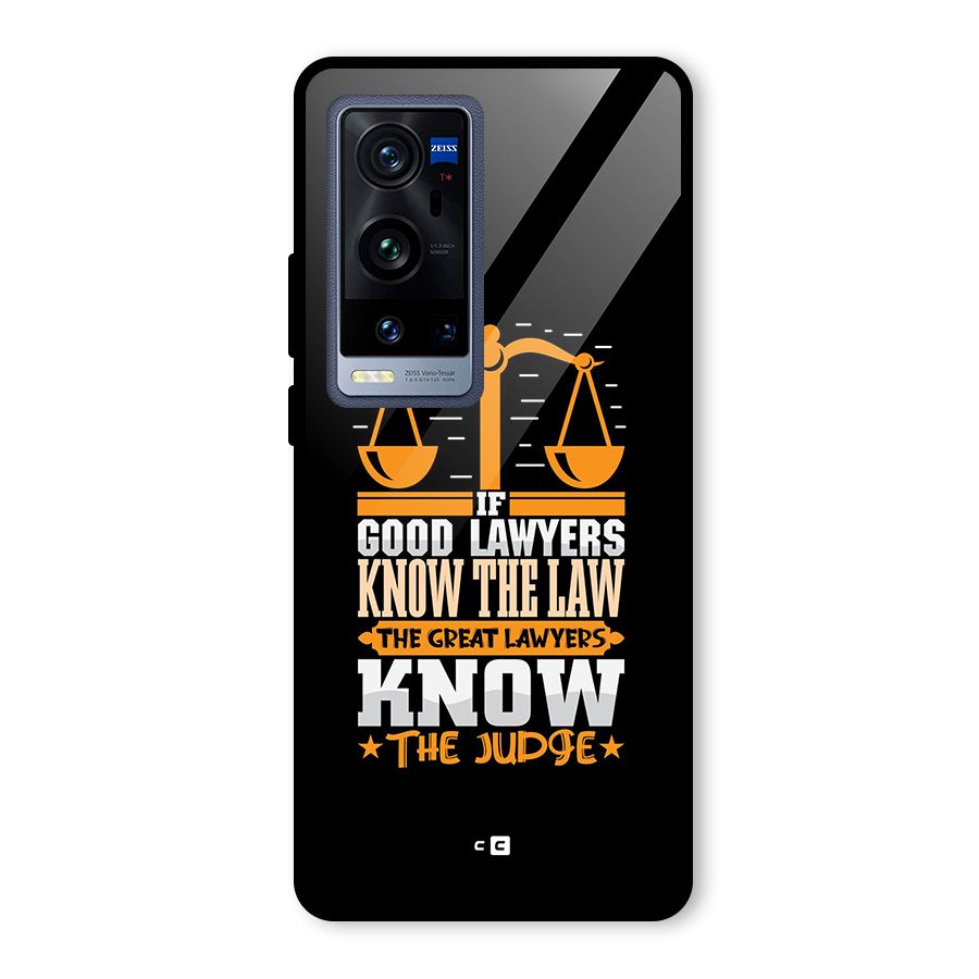 Know The Judge Glass Back Case for Vivo X60 Pro Plus
