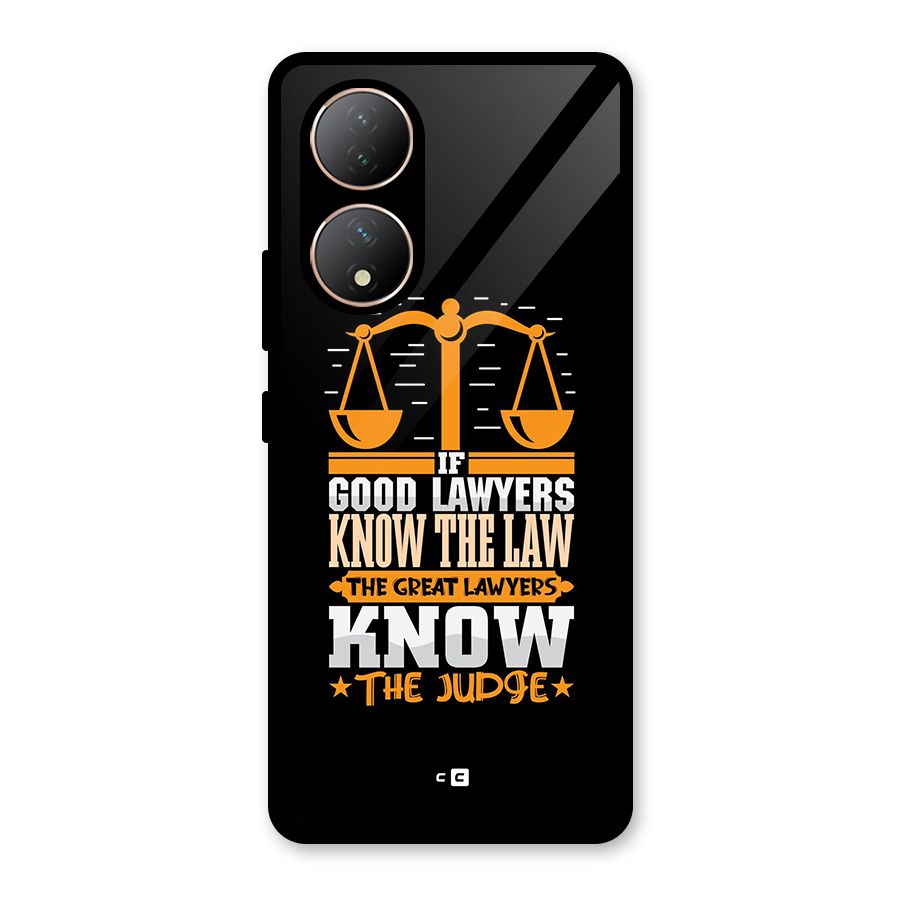 Know The Judge Glass Back Case for Vivo Y100A