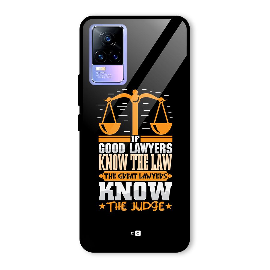 Know The Judge Glass Back Case for Vivo Y73