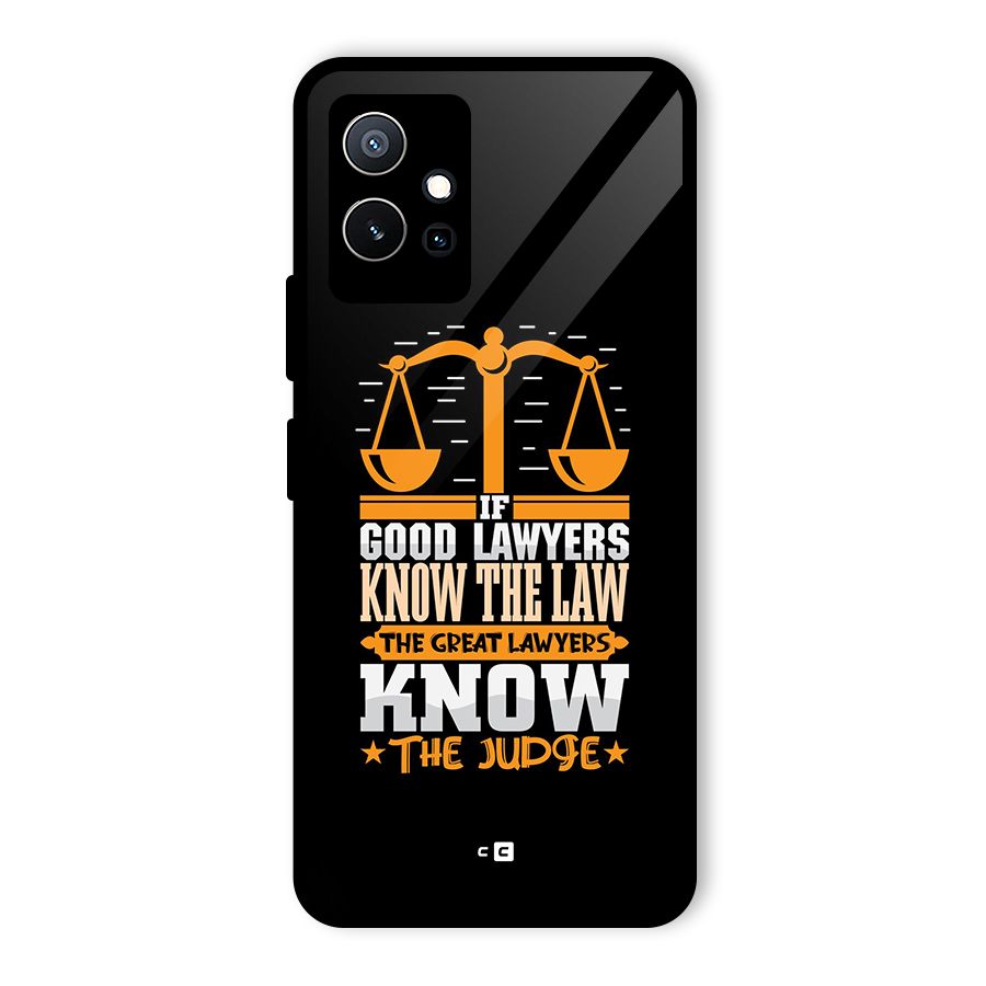 Know The Judge Glass Back Case for Vivo Y75 5G