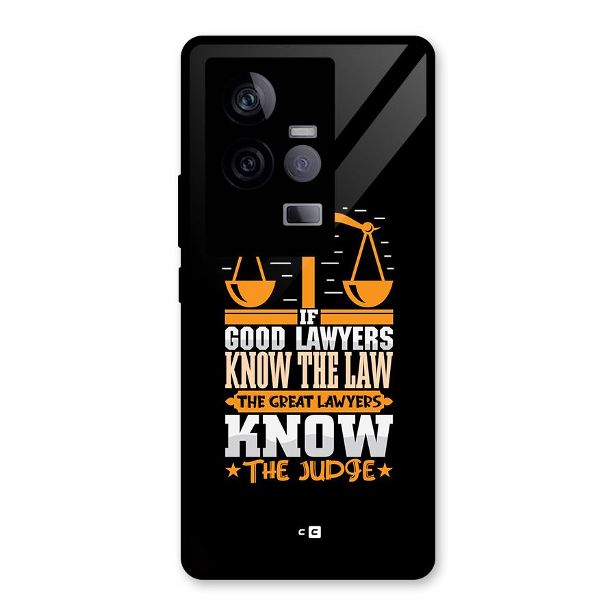 Know The Judge Glass Back Case for Vivo iQOO 11 5G