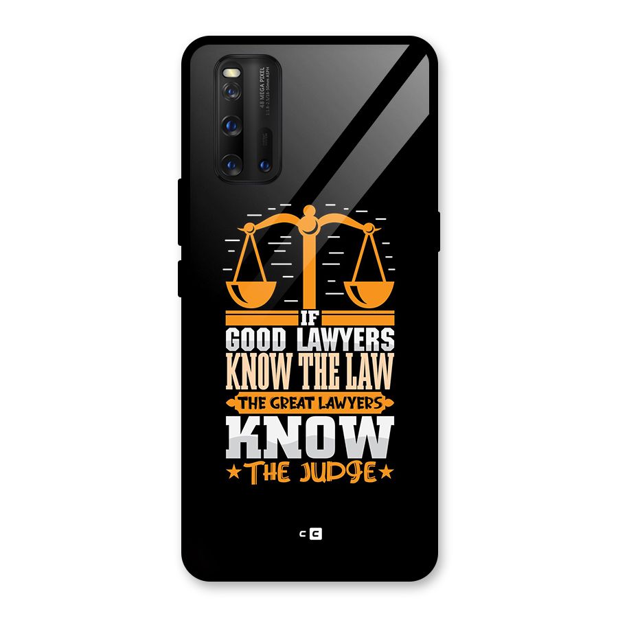 Know The Judge Glass Back Case for Vivo iQOO 3