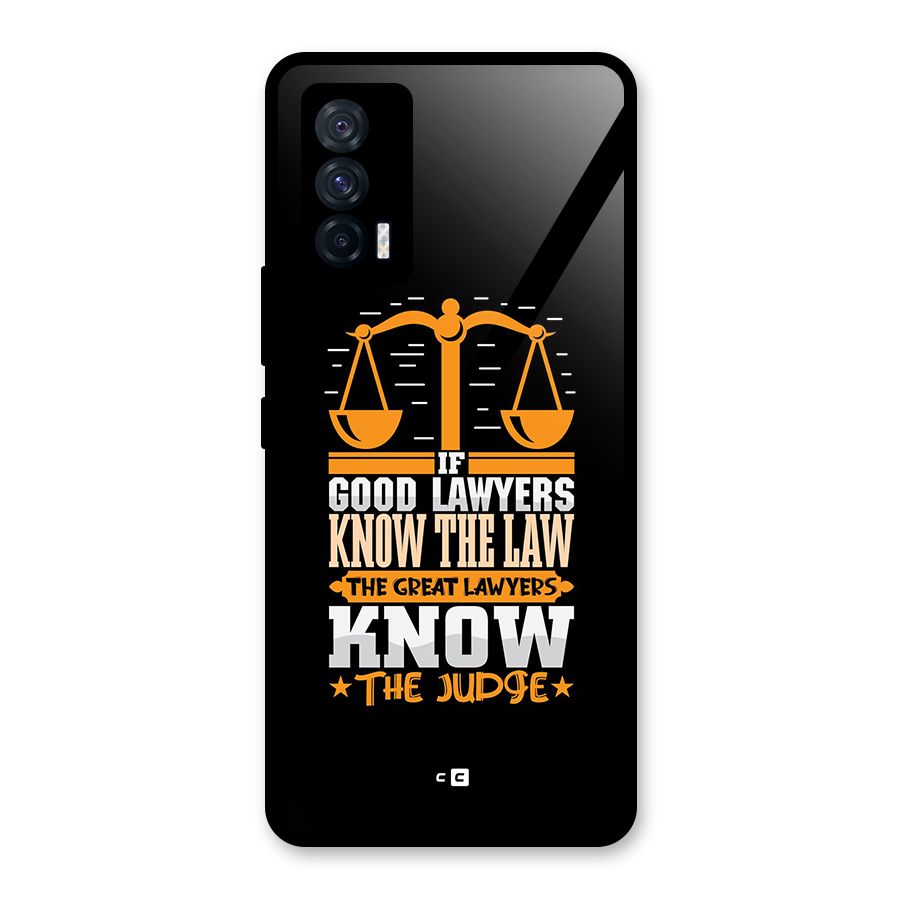 Know The Judge Glass Back Case for Vivo iQOO 7 5G