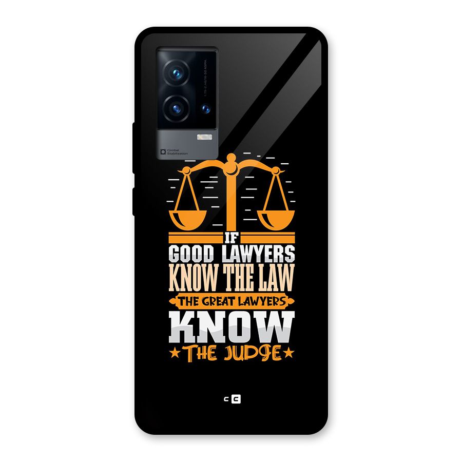 Know The Judge Glass Back Case for iQOO 9 5G