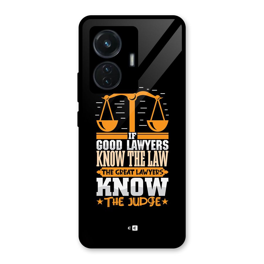 Know The Judge Glass Back Case for iQOO Z6 44W
