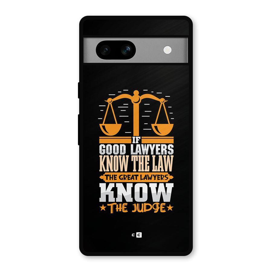 Know The Judge Metal Back Case for Google Pixel 7a