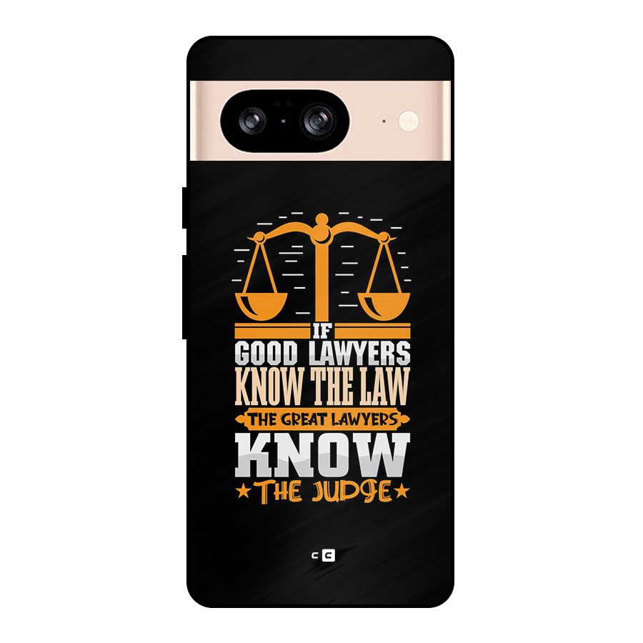 Know The Judge Metal Back Case for Google Pixel 8