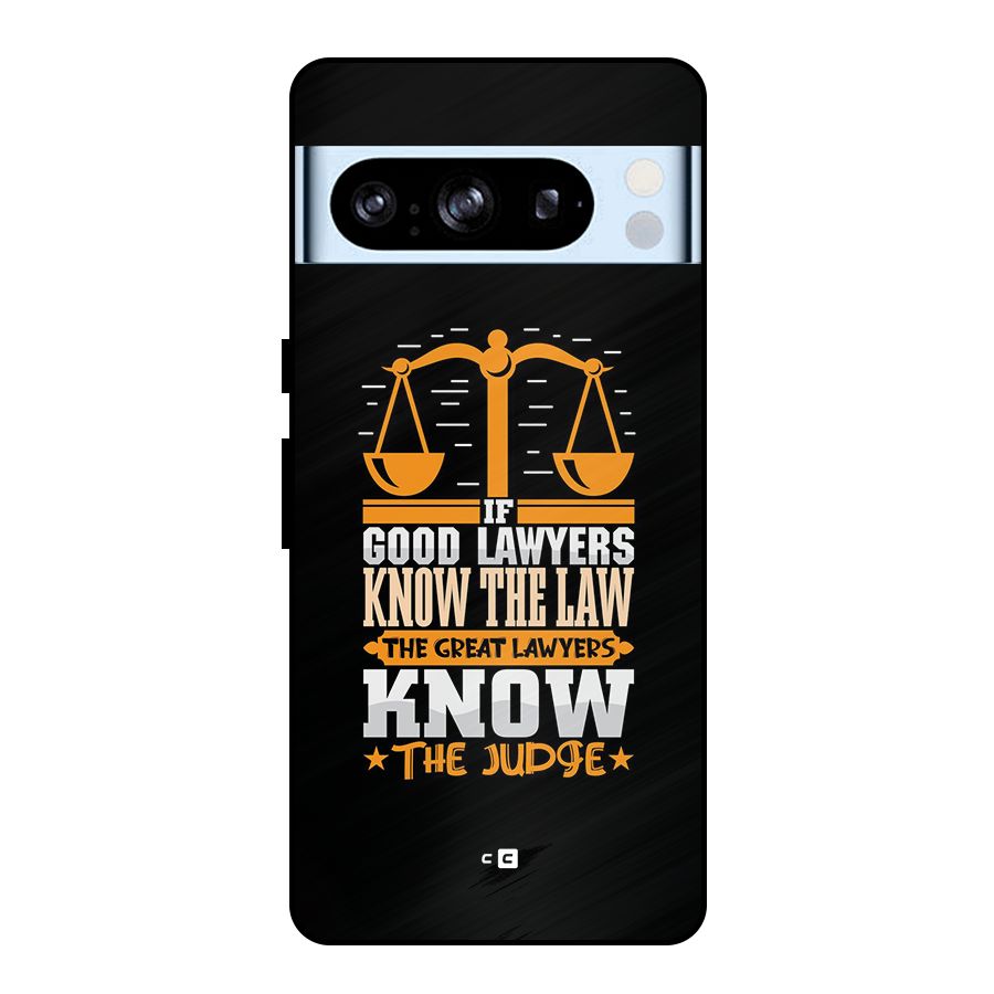 Know The Judge Metal Back Case for Google Pixel 8 Pro