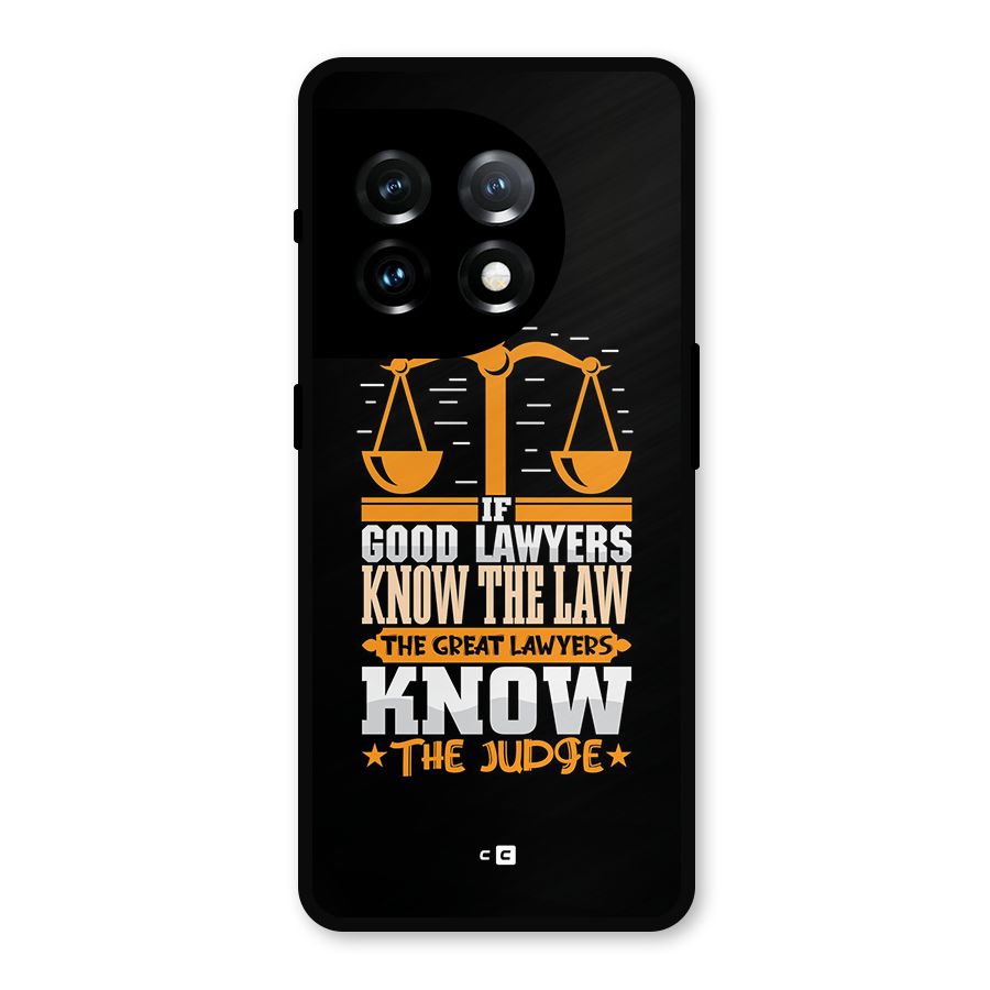 Know The Judge Metal Back Case for OnePlus 11