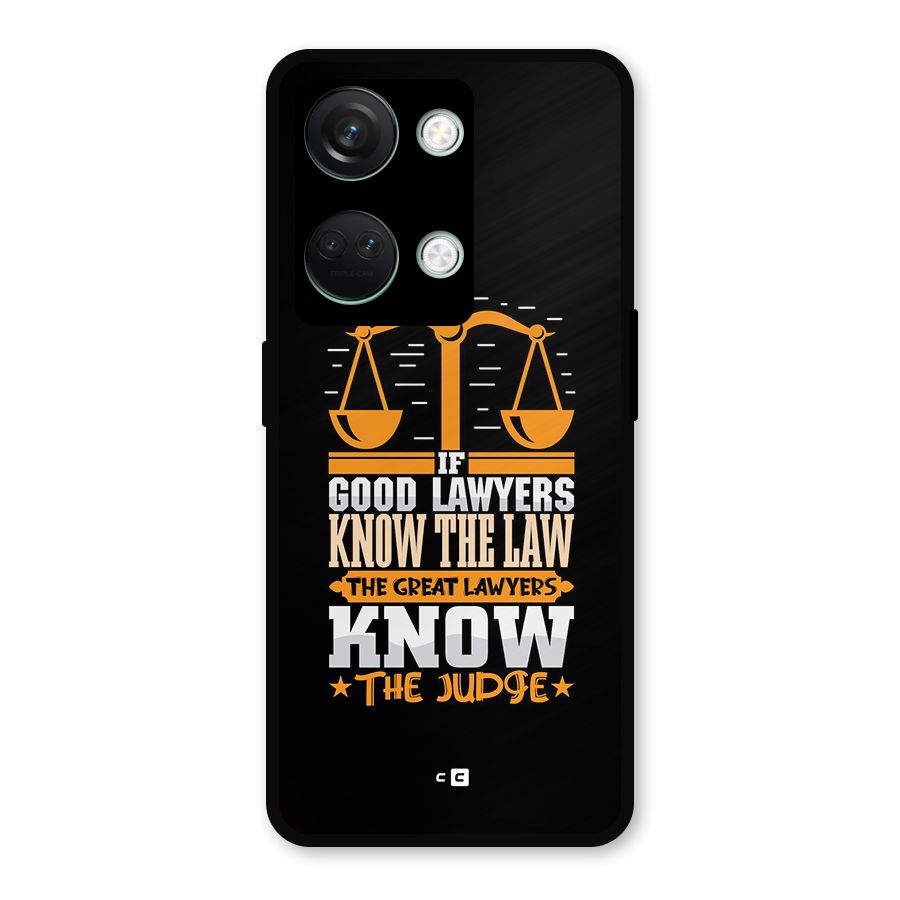 Know The Judge Metal Back Case for OnePlus Nord 3