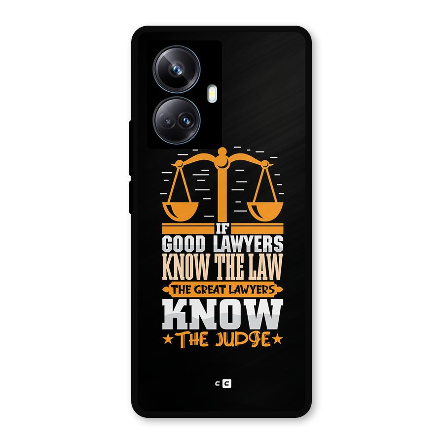 Know The Judge Metal Back Case for Realme 10 Pro Plus