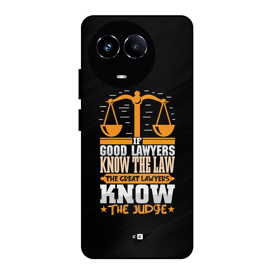 Know The Judge Metal Back Case for Realme 11 5G