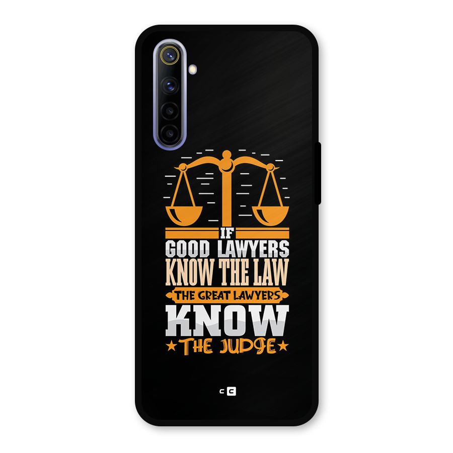 Know The Judge Metal Back Case for Realme 6i