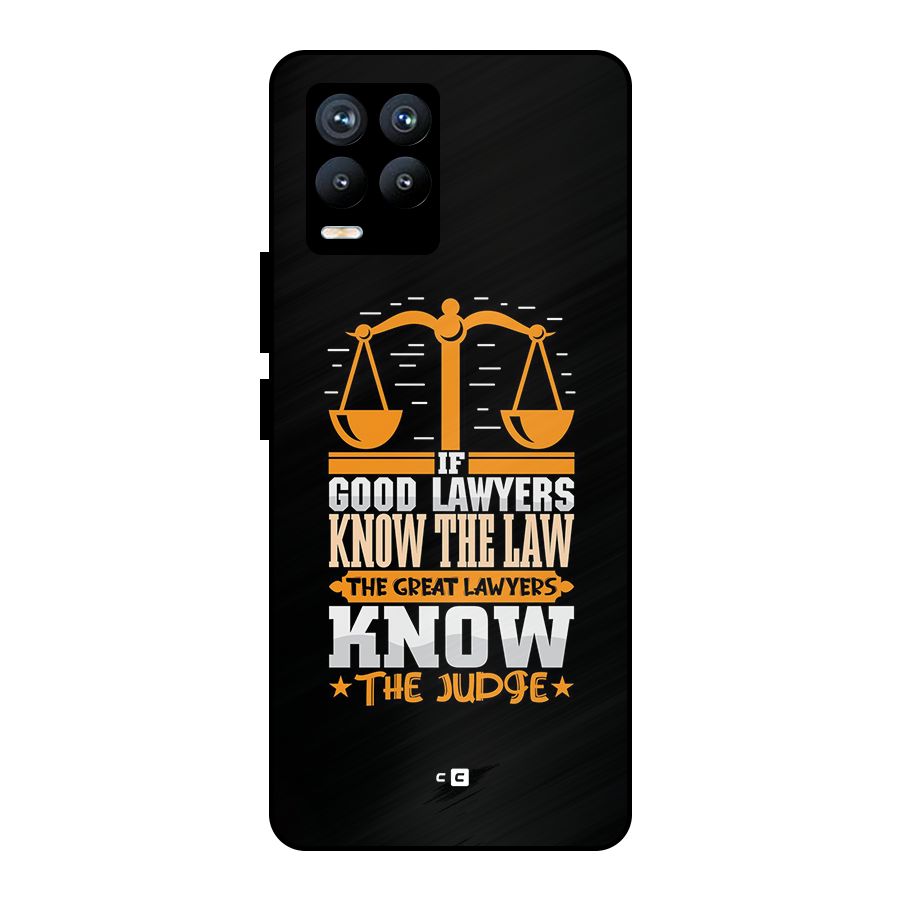 Know The Judge Metal Back Case for Realme 8 Pro