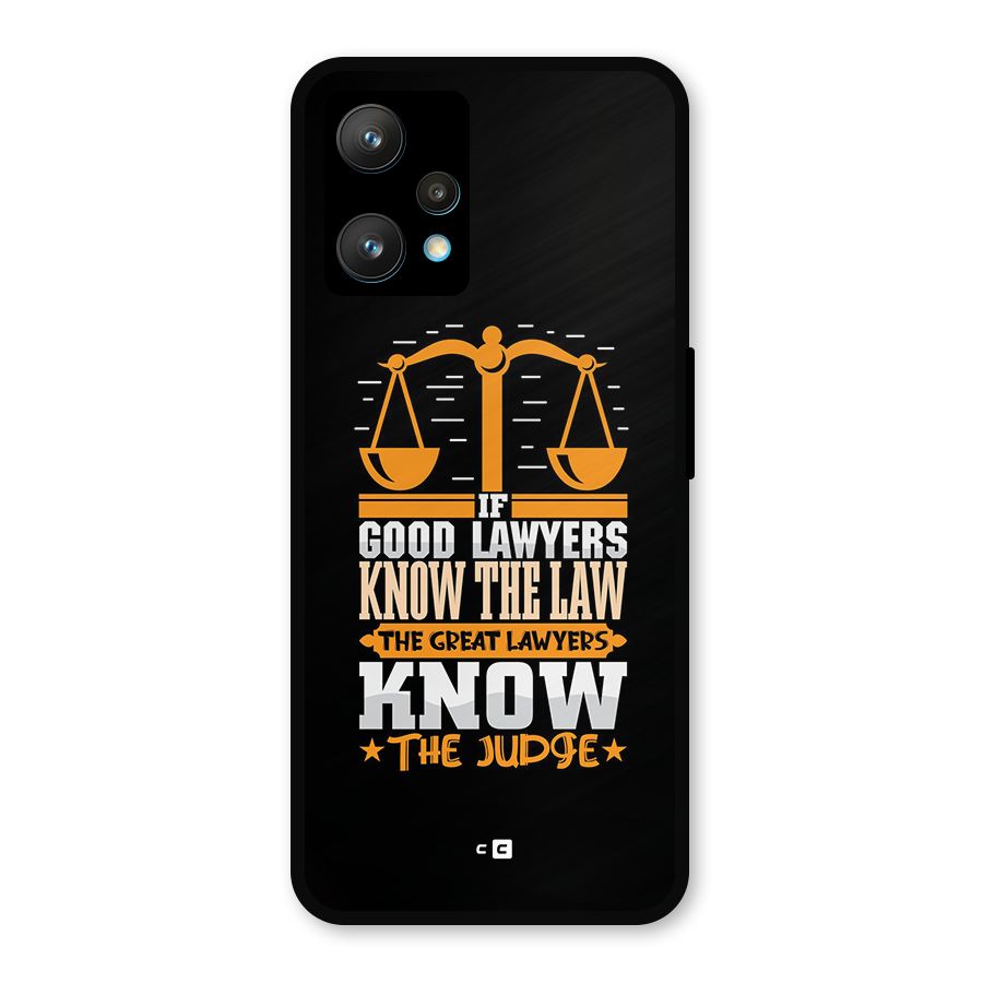 Know The Judge Metal Back Case for Realme 9