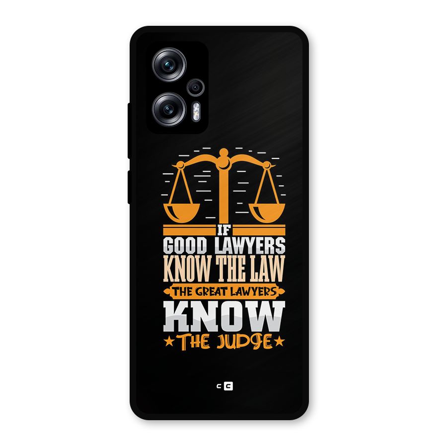 Know The Judge Metal Back Case for Redmi K50i
