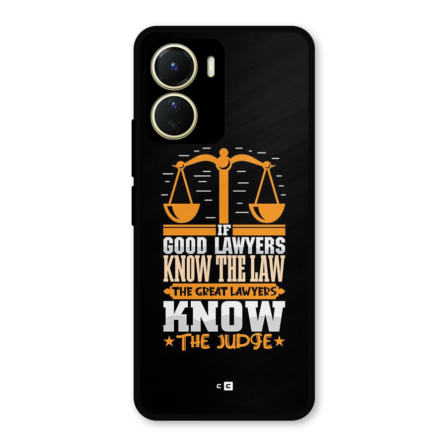 Know The Judge Metal Back Case for Vivo T2x