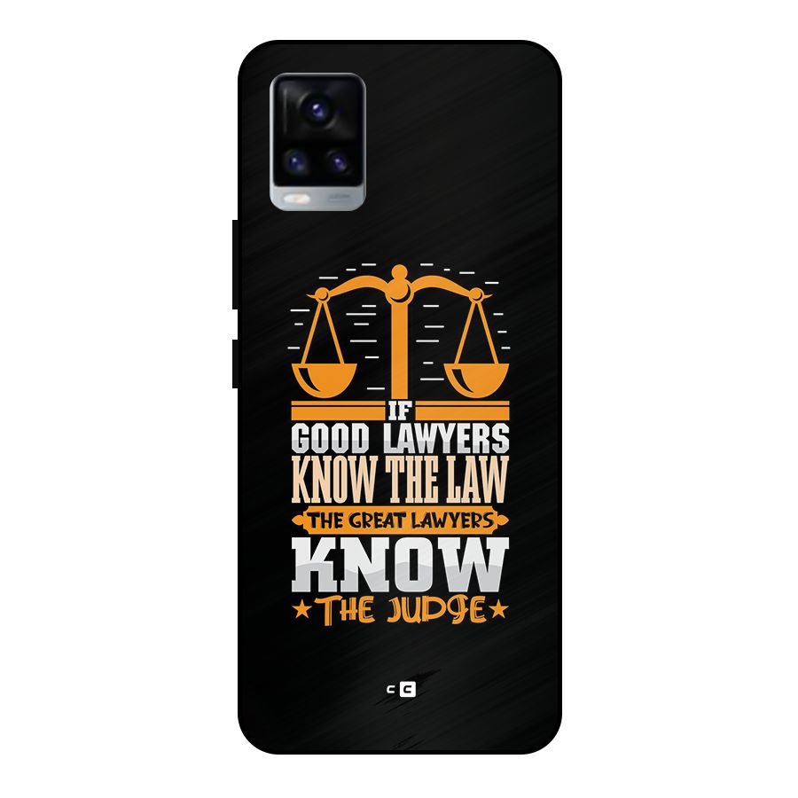 Know The Judge Metal Back Case for Vivo V20 2021
