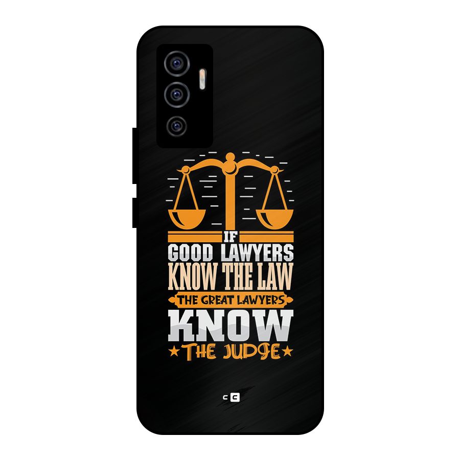Know The Judge Metal Back Case for Vivo V23e