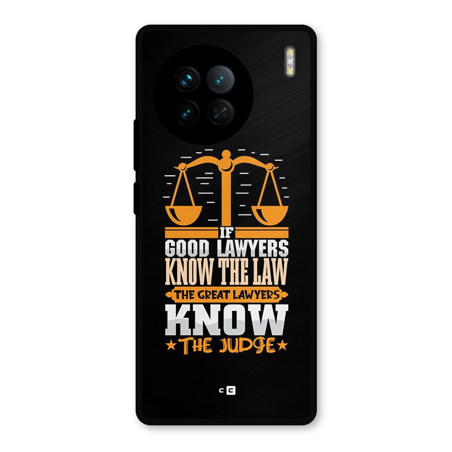 Know The Judge Metal Back Case for Vivo X90