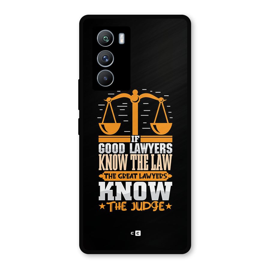 Know The Judge Metal Back Case for iQOO 9 SE