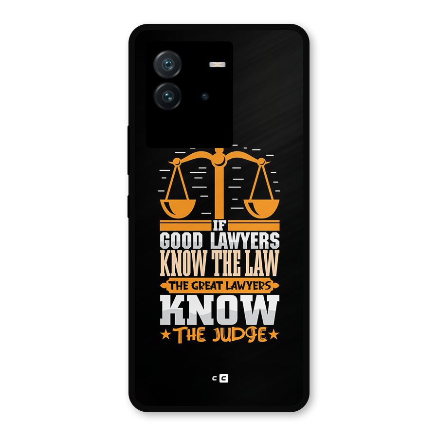 Know The Judge Metal Back Case for iQOO Neo 6 5G