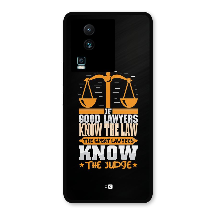 Know The Judge Metal Back Case for iQOO Neo 7