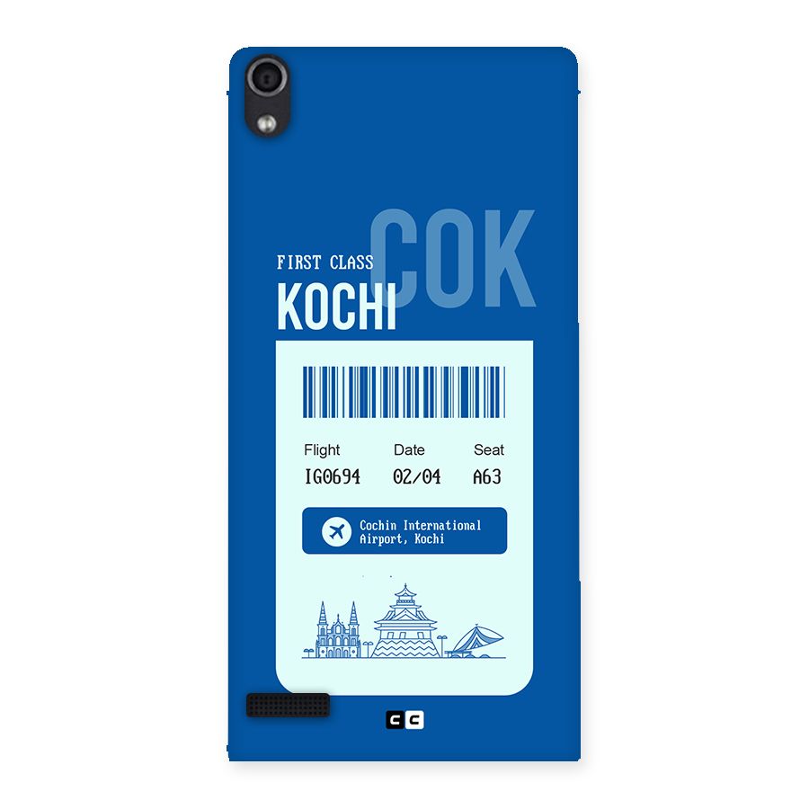 Kochi Boarding Pass Back Case for Ascend P6