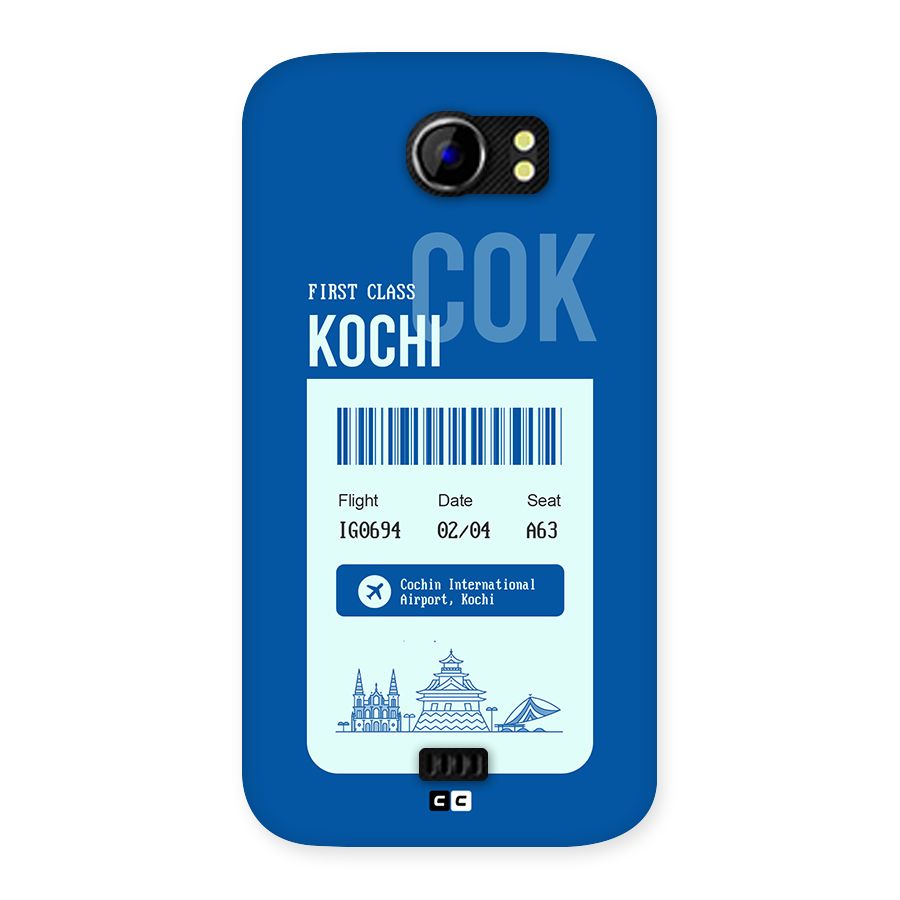Kochi Boarding Pass Back Case for Canvas 2 A110
