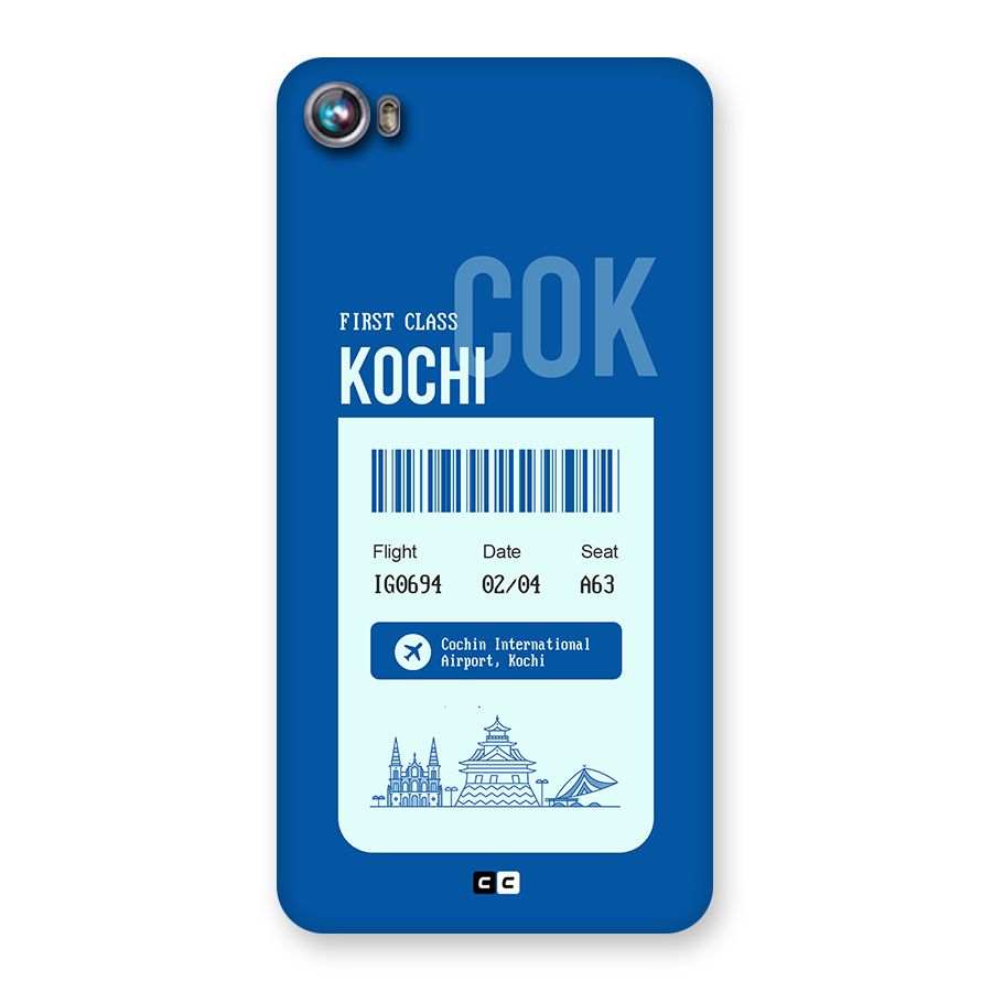 Kochi Boarding Pass Back Case for Canvas Fire 4 (A107)