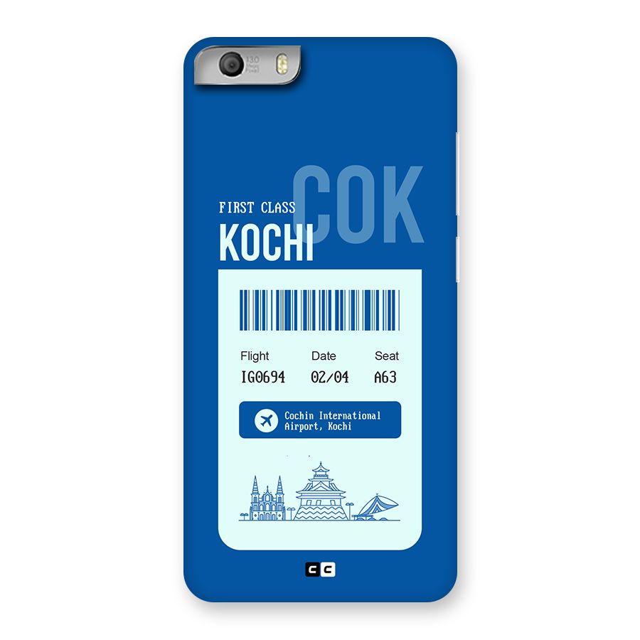 Kochi Boarding Pass Back Case for Canvas Knight 2