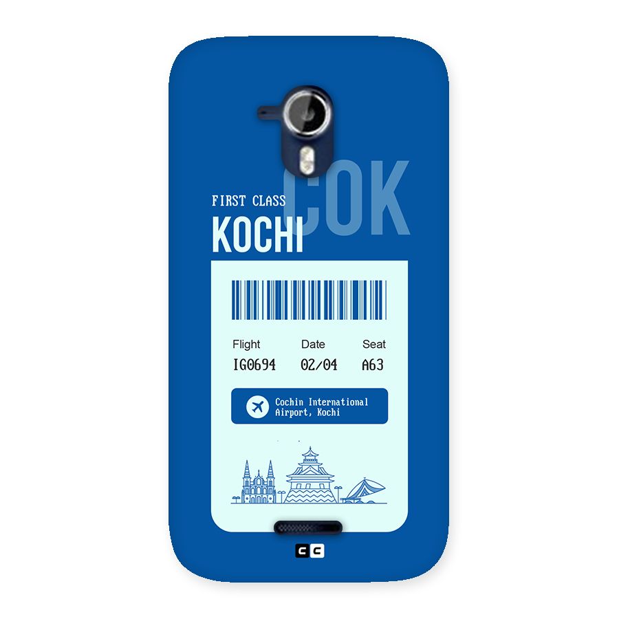 Kochi Boarding Pass Back Case for Canvas Magnus A117