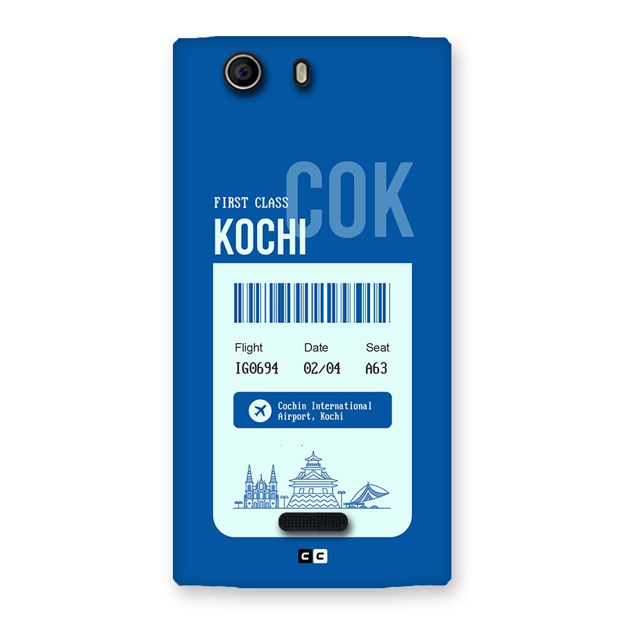 Kochi Boarding Pass Back Case for Canvas Nitro 2 E311