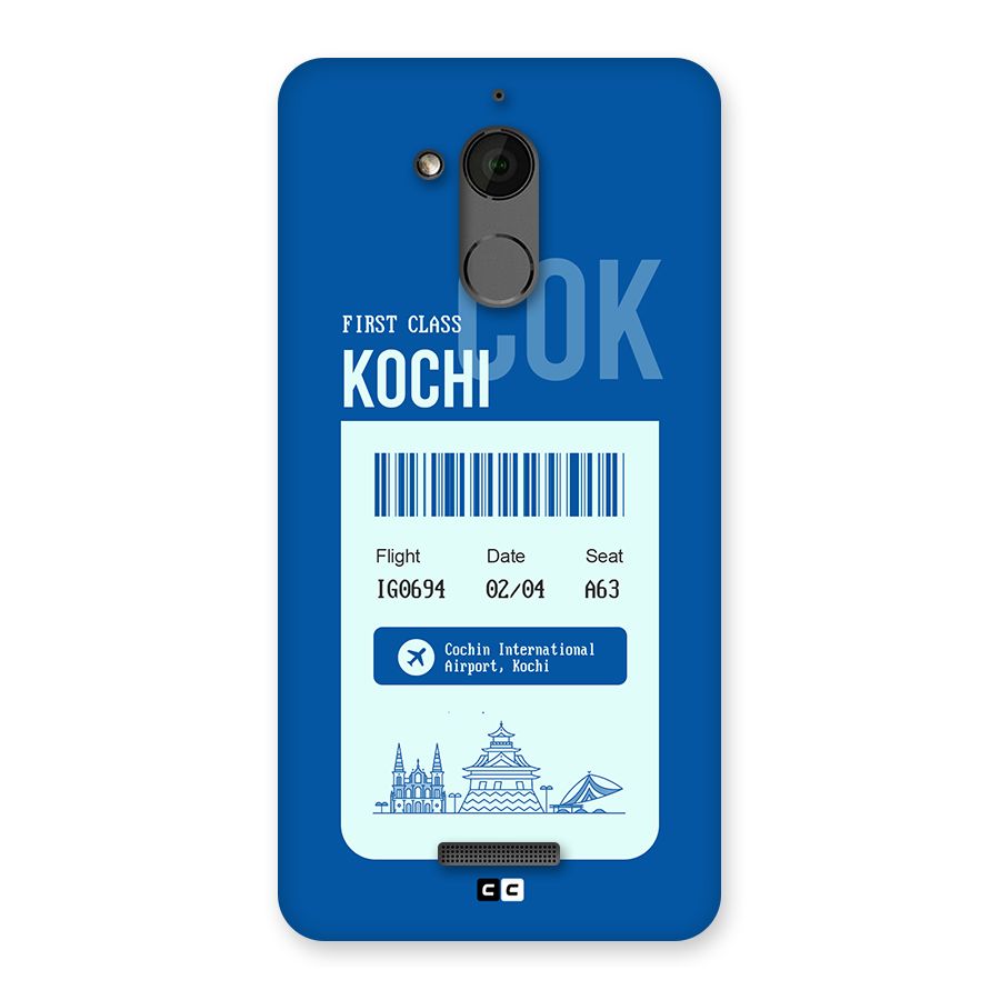 Kochi Boarding Pass Back Case for Coolpad Note 5