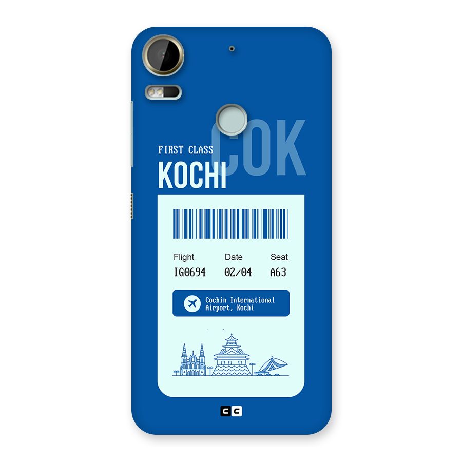 Kochi Boarding Pass Back Case for Desire 10 Pro
