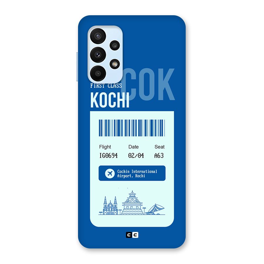 Kochi Boarding Pass Back Case for Galaxy A23