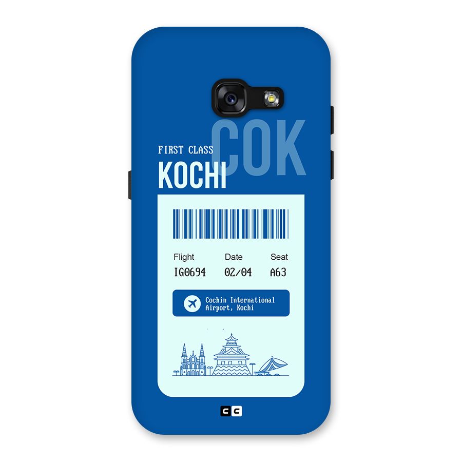 Kochi Boarding Pass Back Case for Galaxy A3 (2017)