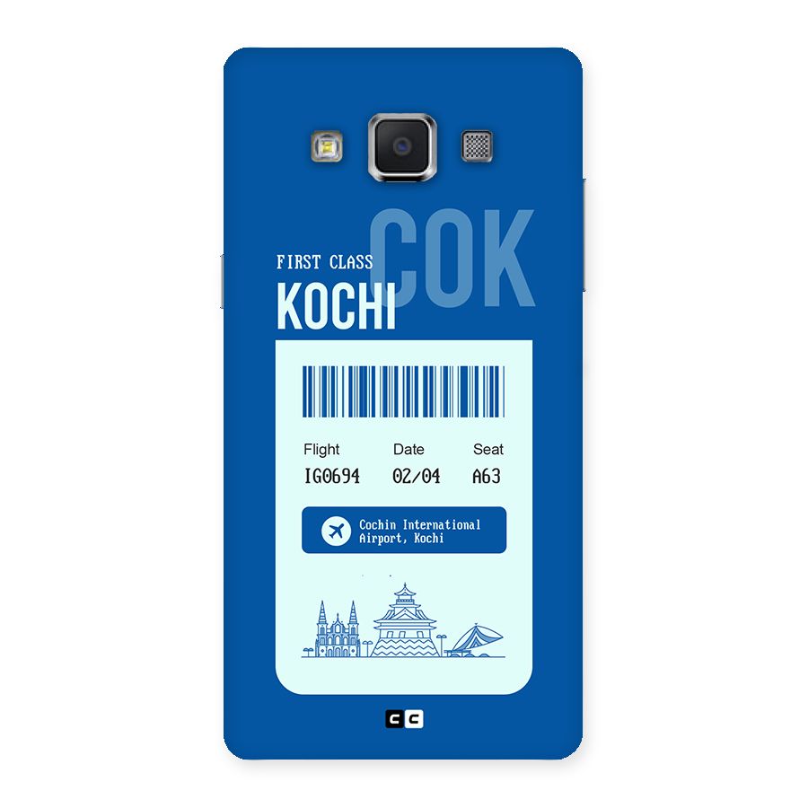 Kochi Boarding Pass Back Case for Galaxy A5