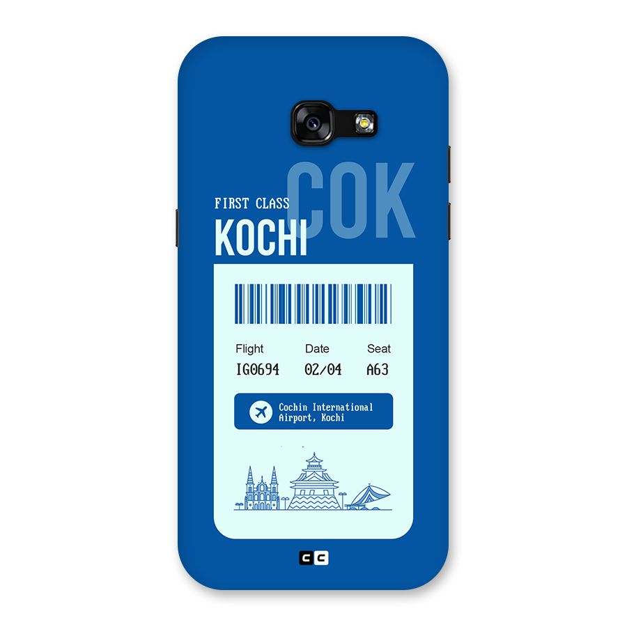 Kochi Boarding Pass Back Case for Galaxy A5 2017