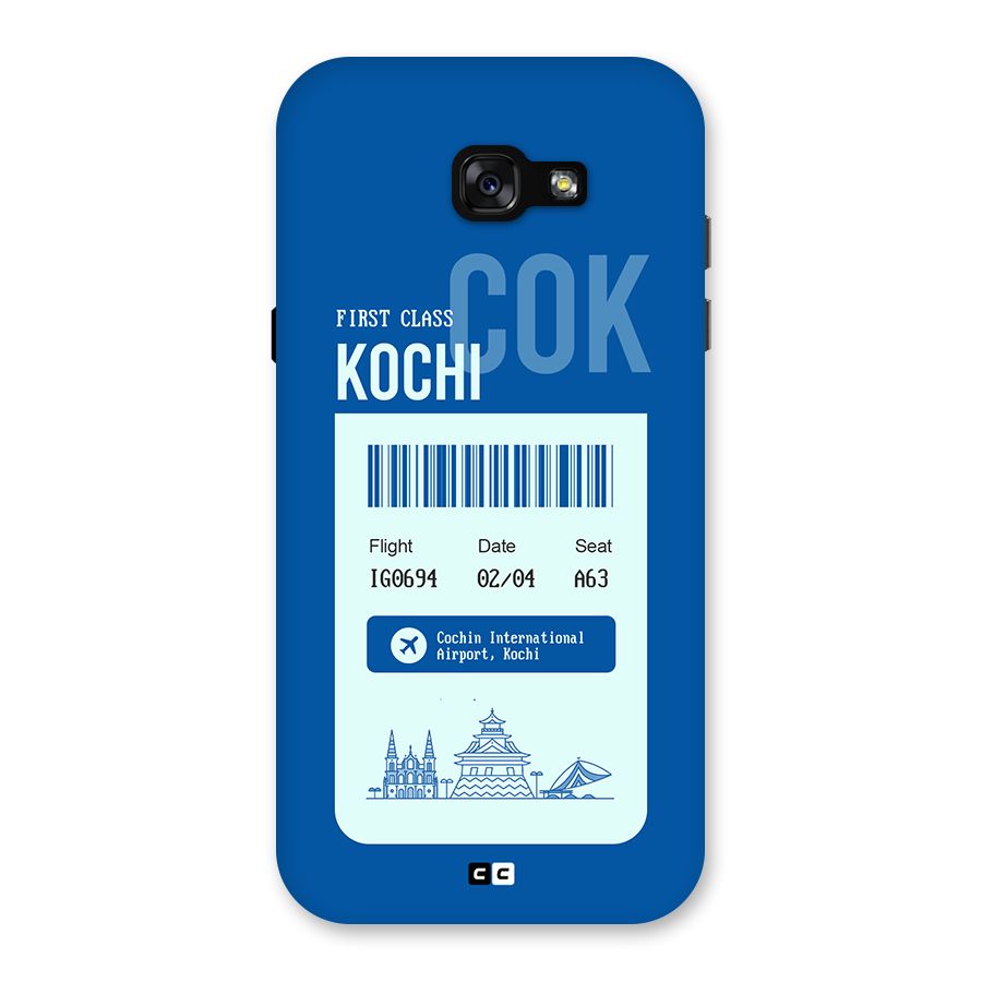 Kochi Boarding Pass Back Case for Galaxy A7 (2017)