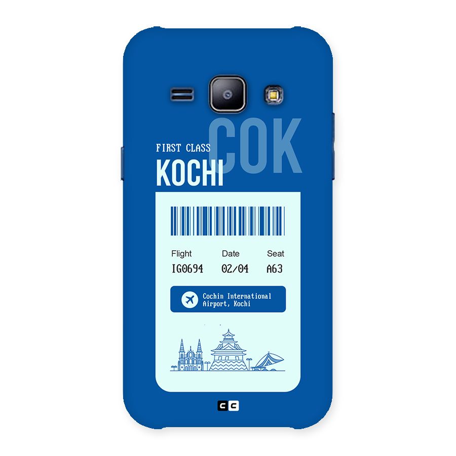 Kochi Boarding Pass Back Case for Galaxy J1