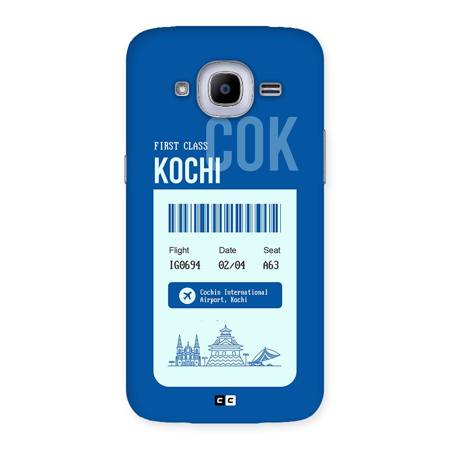 Kochi Boarding Pass Back Case for Galaxy J2 2016