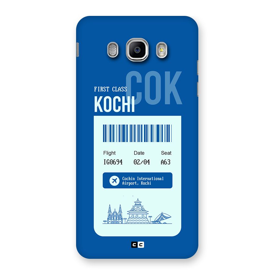 Kochi Boarding Pass Back Case for Galaxy J5 2016