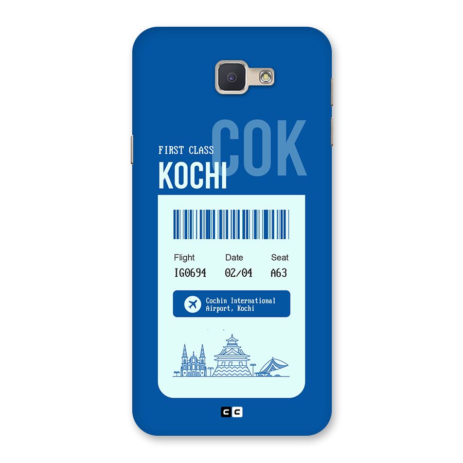 Kochi Boarding Pass Back Case for Galaxy J5 Prime