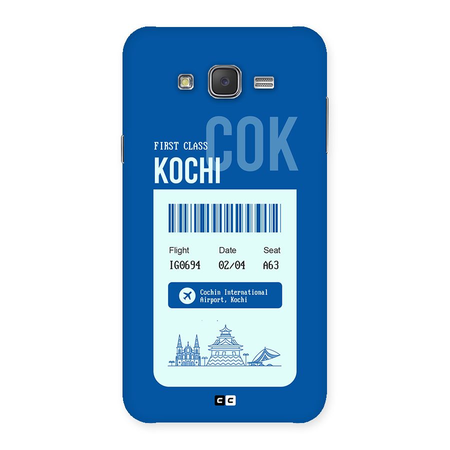 Kochi Boarding Pass Back Case for Galaxy J7